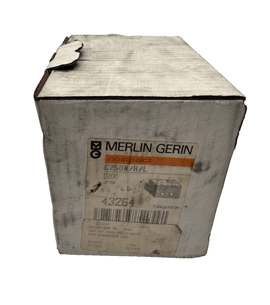 MERLIN GERIN C250N/H/L D200 3P3D 43264 COMPACT - KLR Automation