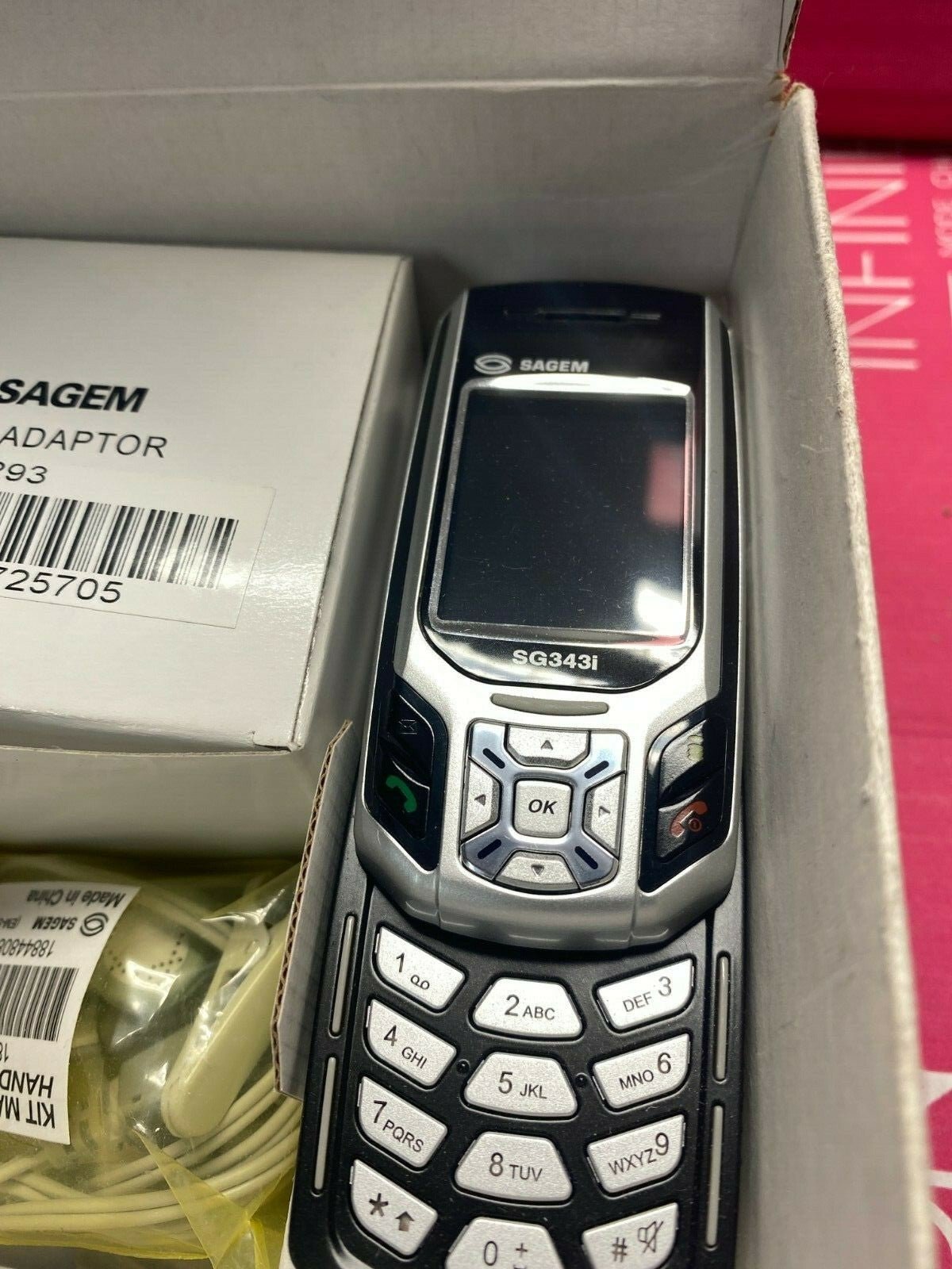 Sagem SG343i Mobile Phone Old Stock Rare collectors Mobile Phone Cell - KLR Automation
