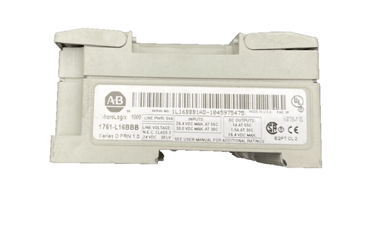 ALLEN - BRADLEY MICROLOGIX 1000 1761 - L16BBB x1pc - KLR Automation