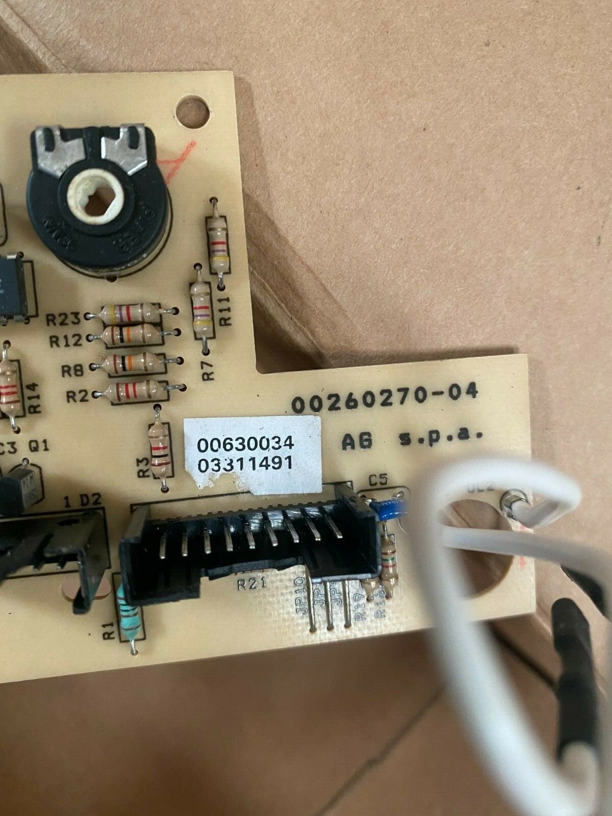 CARTE unical 95630034 DUA R/C/B 2000 - KLR Automation