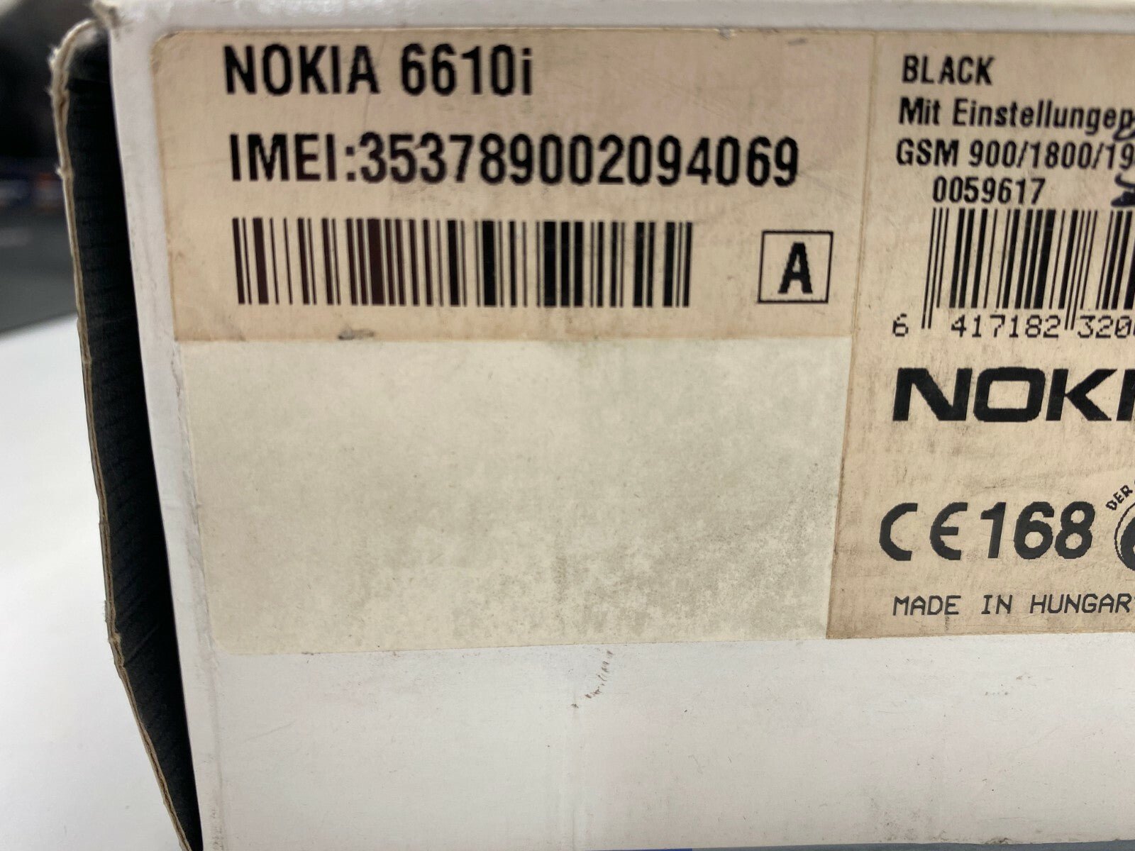 Nokia 6610i Black Mobile Phone Old Stock Rare collectors Mobile Phone Cell GSM - KLR Automation