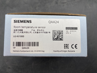 NEW SIEMENS QAA24 ROOM TEMPERATURE SENSOR - KLR Automation