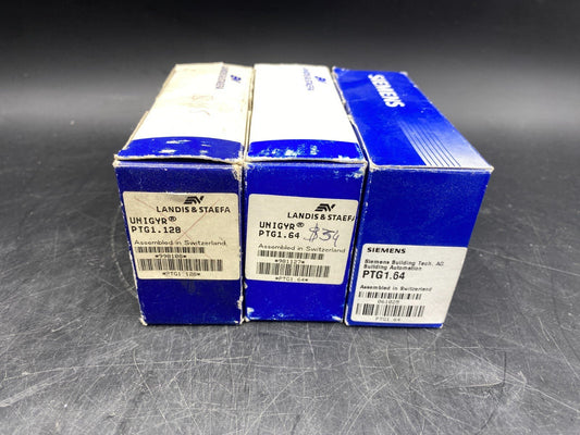SET OF LANDIS STAEFA SIEMENS PTG1.128 PTG1.64 PTG1.32 MODULE - KLR Automation