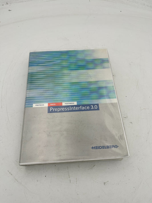 HEIDELBERG LOGICIEL PREPRESSINTERFACE 3.0 PREPRESS INTERFACE CP.186.1012/05