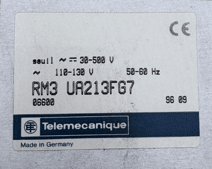 TELEMECANIQUE RM3 UA213FG7 RM3UA213FG7 RELAIS MAX TENSION x1 - KLR Automation
