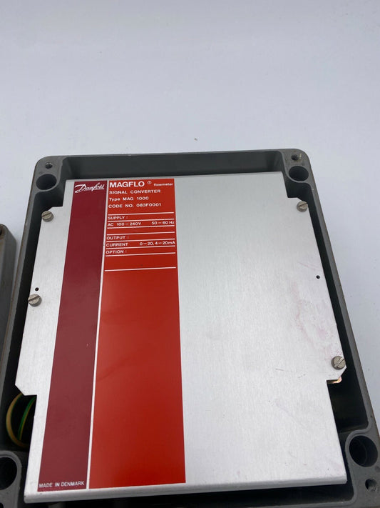 1pc x DANFOSS MAGFLO Signal converter Type Mag 1000 Code n°083F0001 - KLR Automation