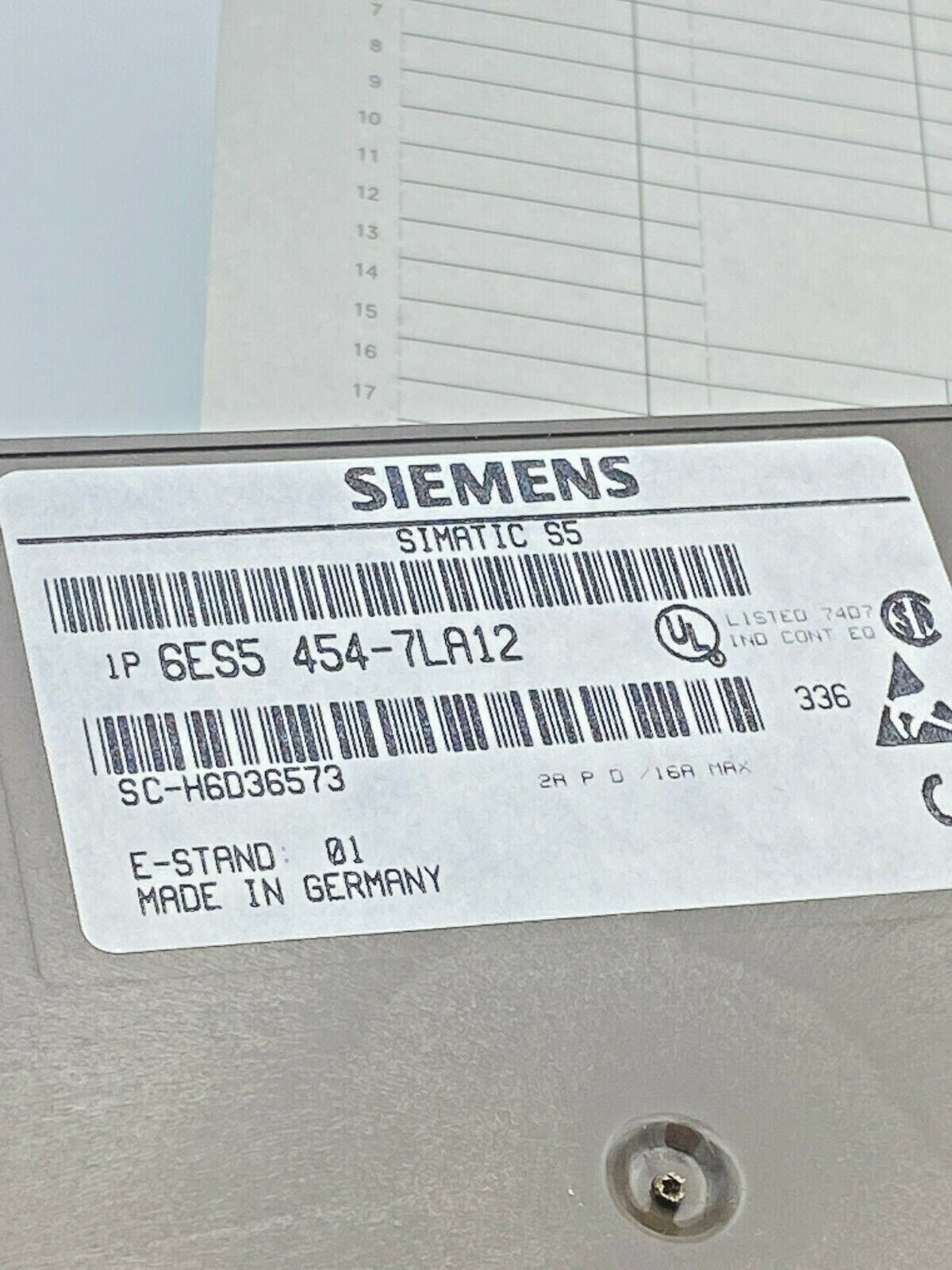 Siemens | 6ES5 454 - 7LA12 | Digital Output Module - KLR Automation