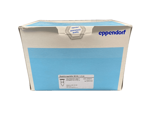 EPPENDORF REACTION VESSELS 3810X TUBES 1.5mL x1000pc - KLR Automation