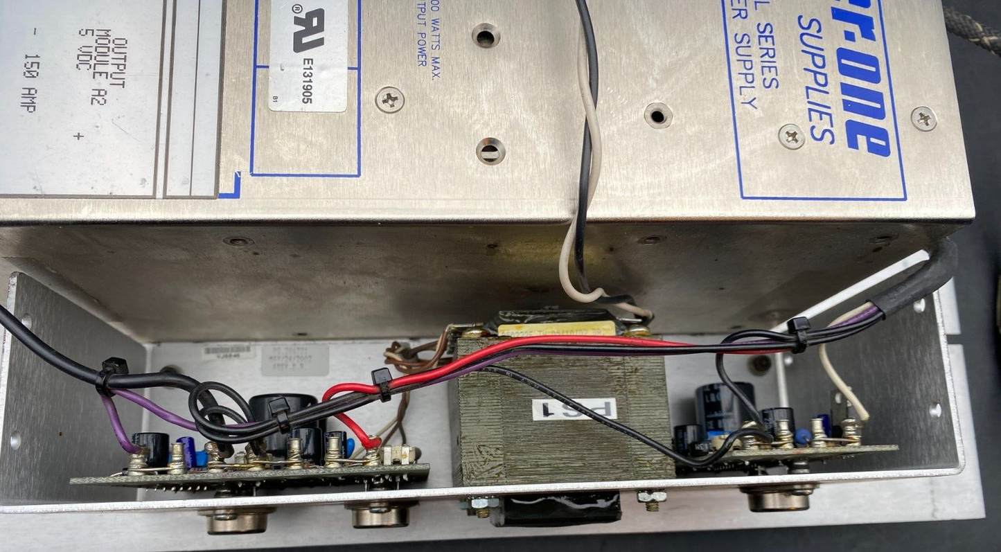POWER ONE SPM3A2M4 SWITCHING POWER SUPPLY + CSI ASSY 608-0105-001 + 608-0239-001