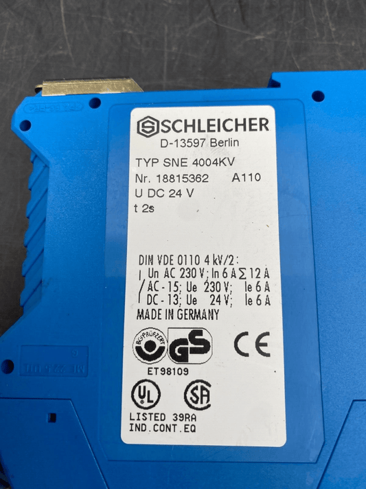 1pc x WIELAND SNE 4004KV R118805700 SAFETY RELAY - KLR Automation