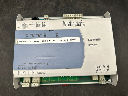 1 Pc x Siemens Siemens PXC12 Controller - KLR Automation