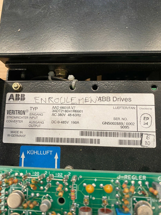 ABB VERITRON Converter Stromrichter AAD 6601A V7 3ADT218041R6601 - KLR Automation