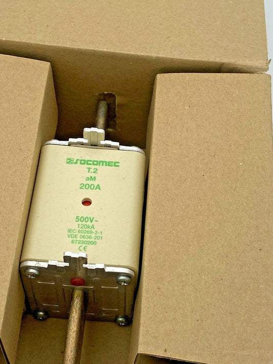 Socomec Fusible 67230200 T.2 200A 500V - KLR Automation
