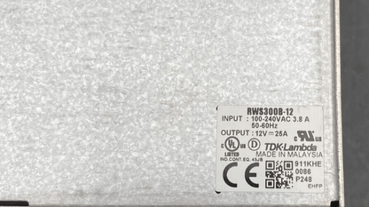 TDK - LAMBDA RWS300B - 12 POWER SUPPLY - KLR Automation