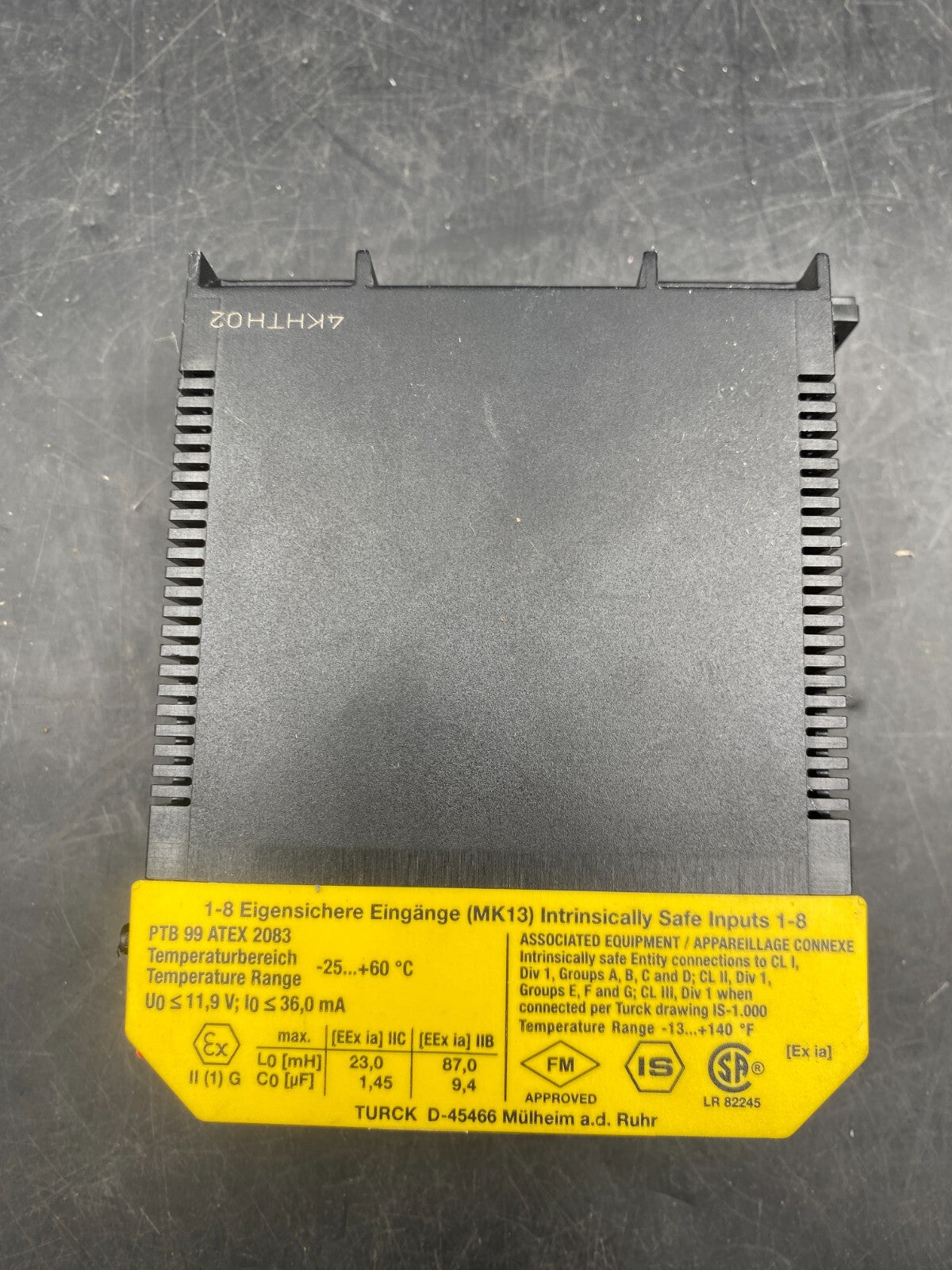 TURCK MK13-22EX0-R/230VAC GALVANIC BARRIER