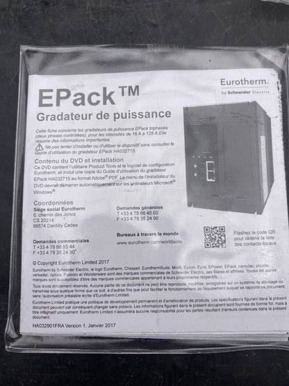 SCHNEIDER ELECTRIC EUROTHERM EPACK - 2PH 100 - 500VAC 47 - 63Hz NEW IN BOX - KLR Automation