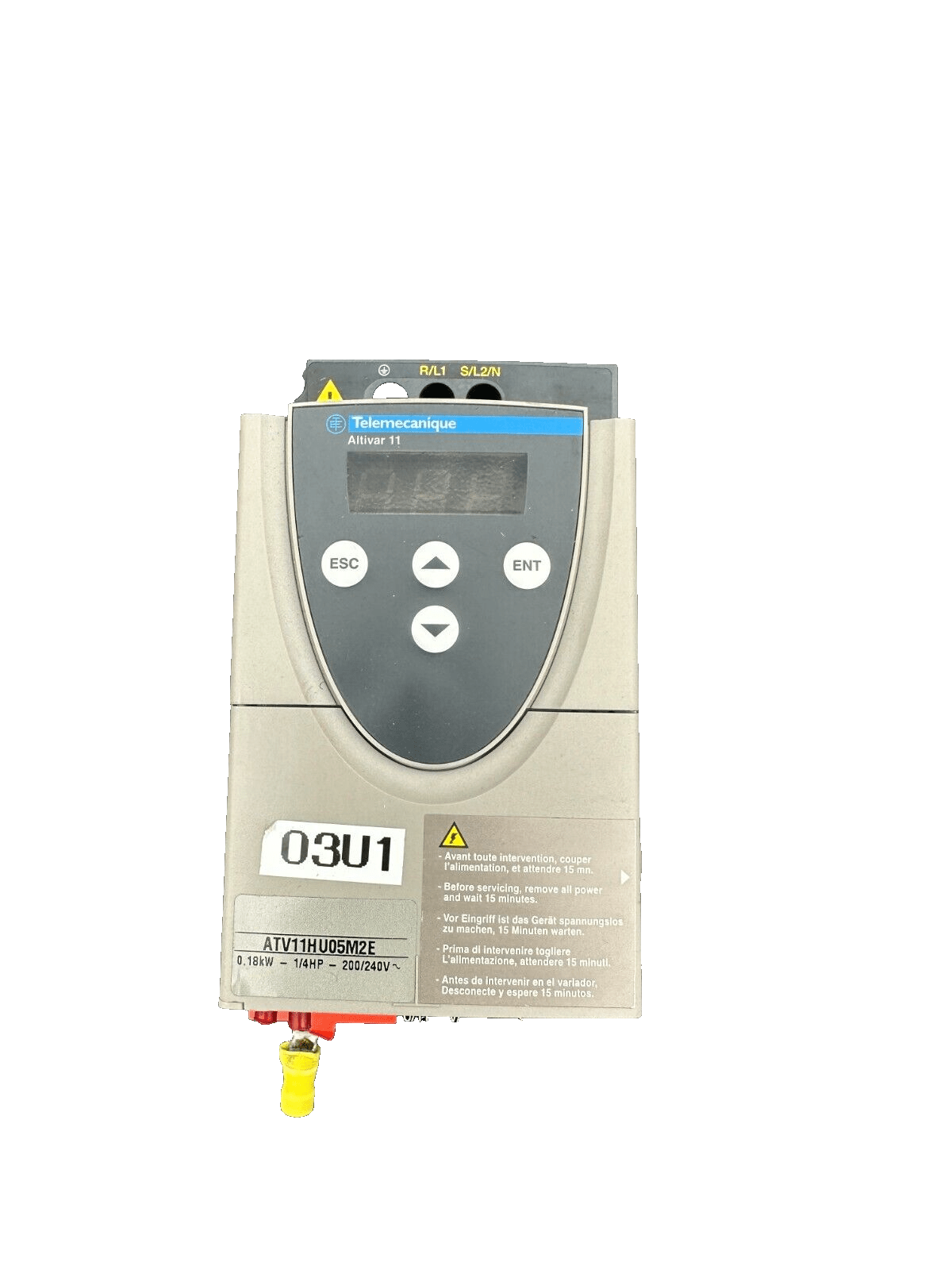 TELEMECANIQUE ATV11HU05M2E ALTIVAR 11 0.18kW 1/4HP 200/240V - KLR Automation