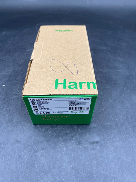 LOT OF 6 SCHNEIDER ELECTRIC RSZE1S48M SIMPLE SOCKET