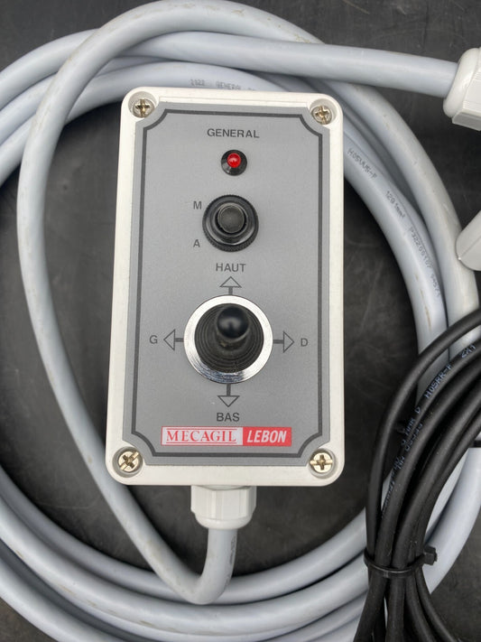 MECAGIL LEBON SYSTEME DE COMMANDE FILAIRE AVEC JOYSTICK - KLR Automation