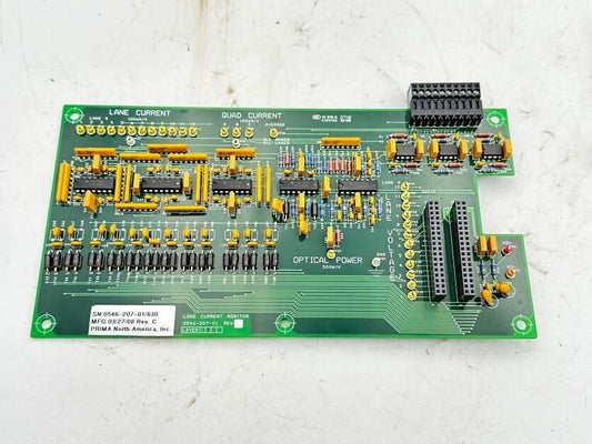 PRIMA CARTE MERE LANE CURRENT MONITOR 0546 - 207 - 01/830 REV - KLR Automation