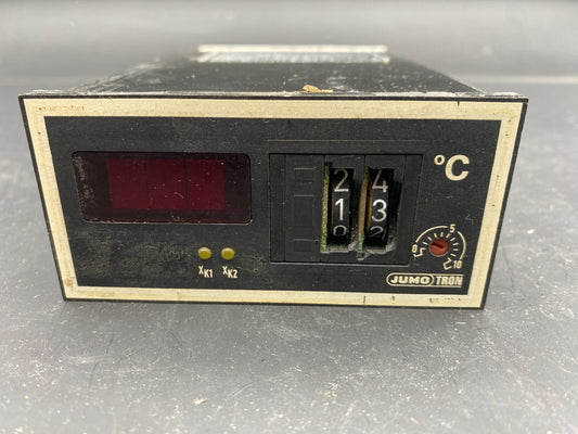 1pc x JUMO TRON HROW - 48/DI - D2 - ES TEMPERATURE CONTROLLER FOR PT100 - KLR Automation