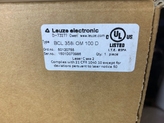 50120755 | Leuze Electronic | BCL 358i OM 100 D Stationary bar code reader 