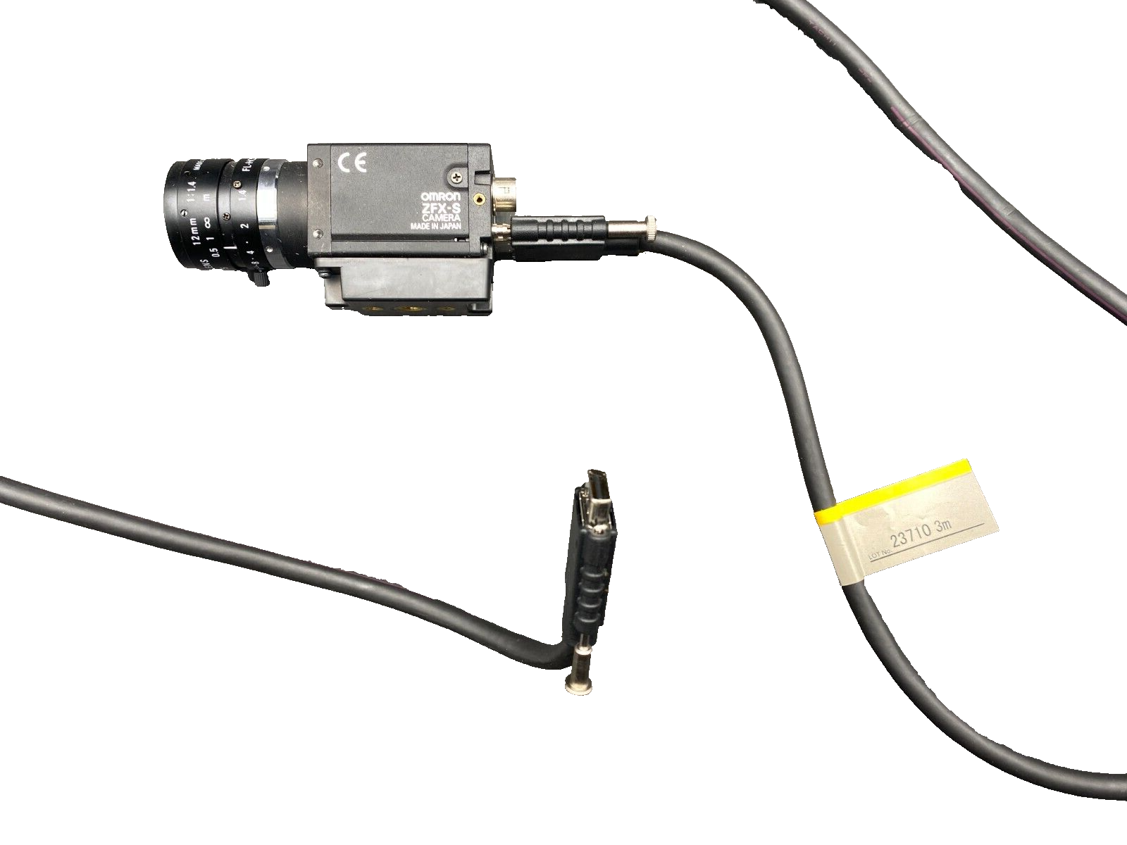 OMRON ZFX-S CAMERA +RICOH FL-HC1214-2M + ZFX-XPT2A RS-232C CABLE