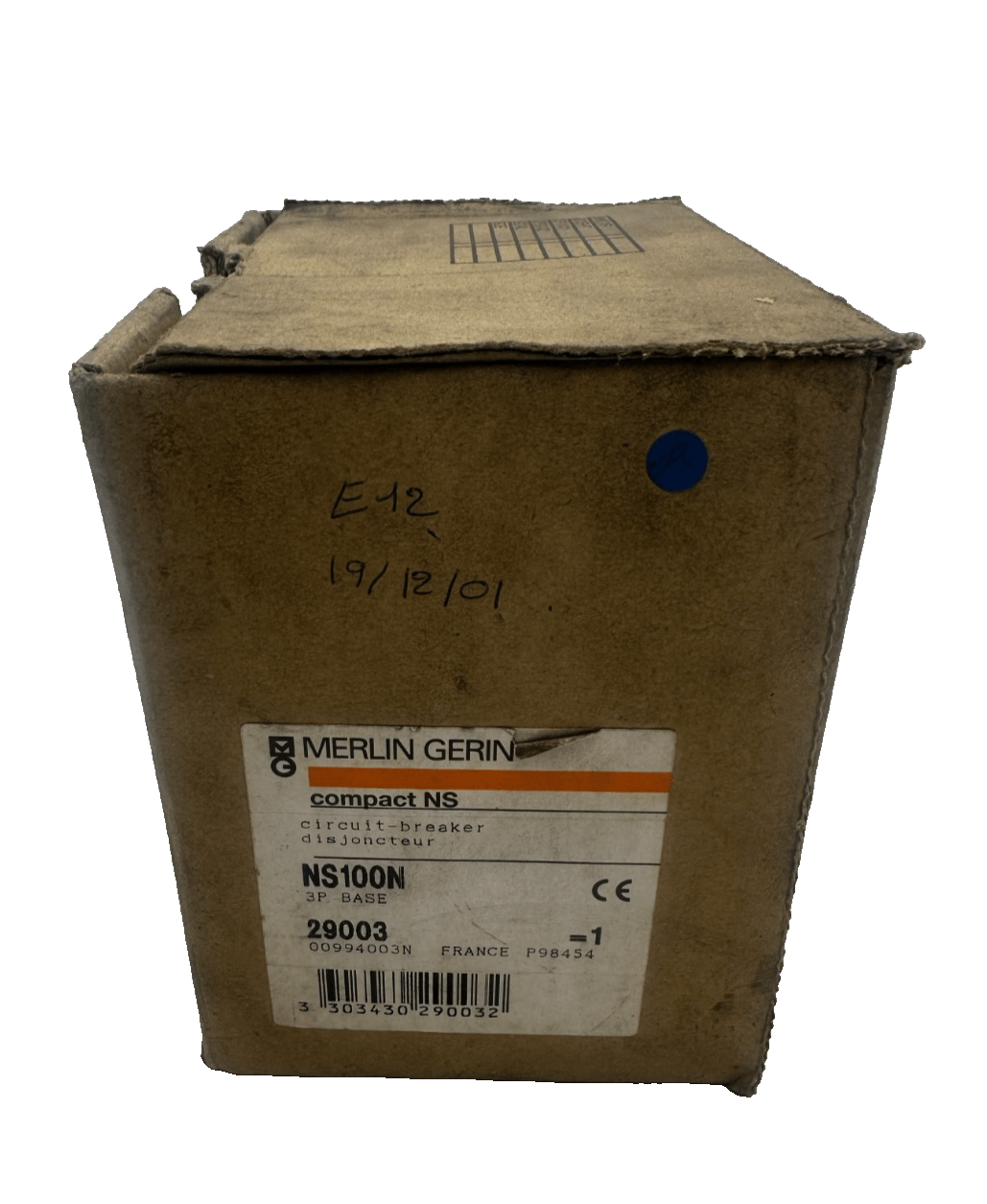 MERLIN GERIN NS100N 3P BASE 29003 CIRCUIT - BREAKER - KLR Automation