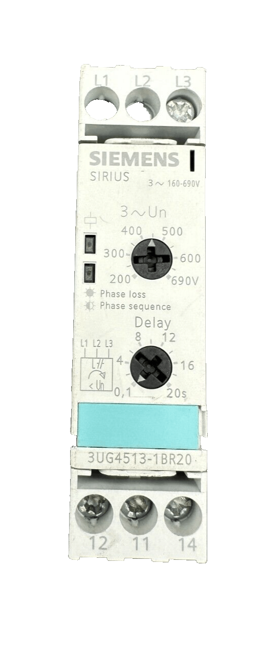 SIEMENS 3UG4513 - 1BR20 SIRIUS MONITORING RELAY - KLR Automation