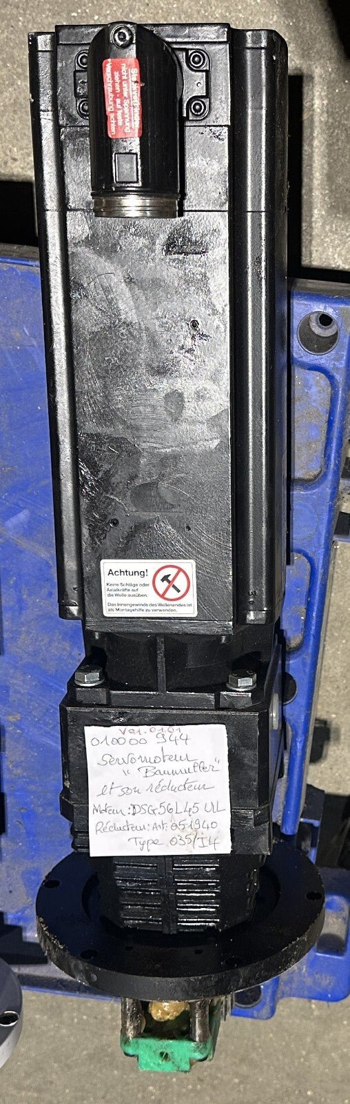 BAUMULLER DSCG 071 S64U38 - 5 UL 21013046 4.9 kW 3800 RPM 360V + SPN 058347 U36 - KLR Automation