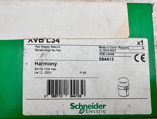 SCHNEIDER ELECTRIC XVB L34 BALISE ROUGE FIXE + XVB L35 BALISE ORANGE FIXE