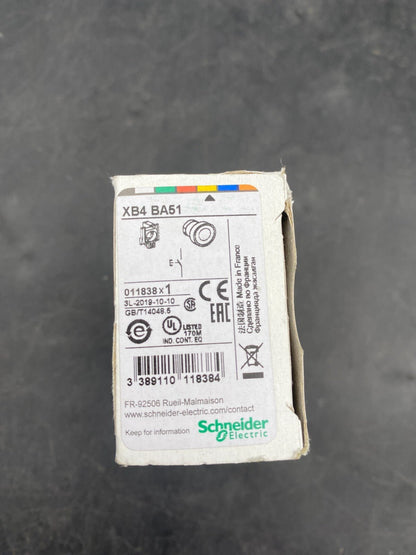 SET OF 13 SCHNEIDER ELECTRIC PUSHBUTTON SWITCH XB5AA21 ZB4 BV013 XB4BA51 XB4BD33 - KLR Automation