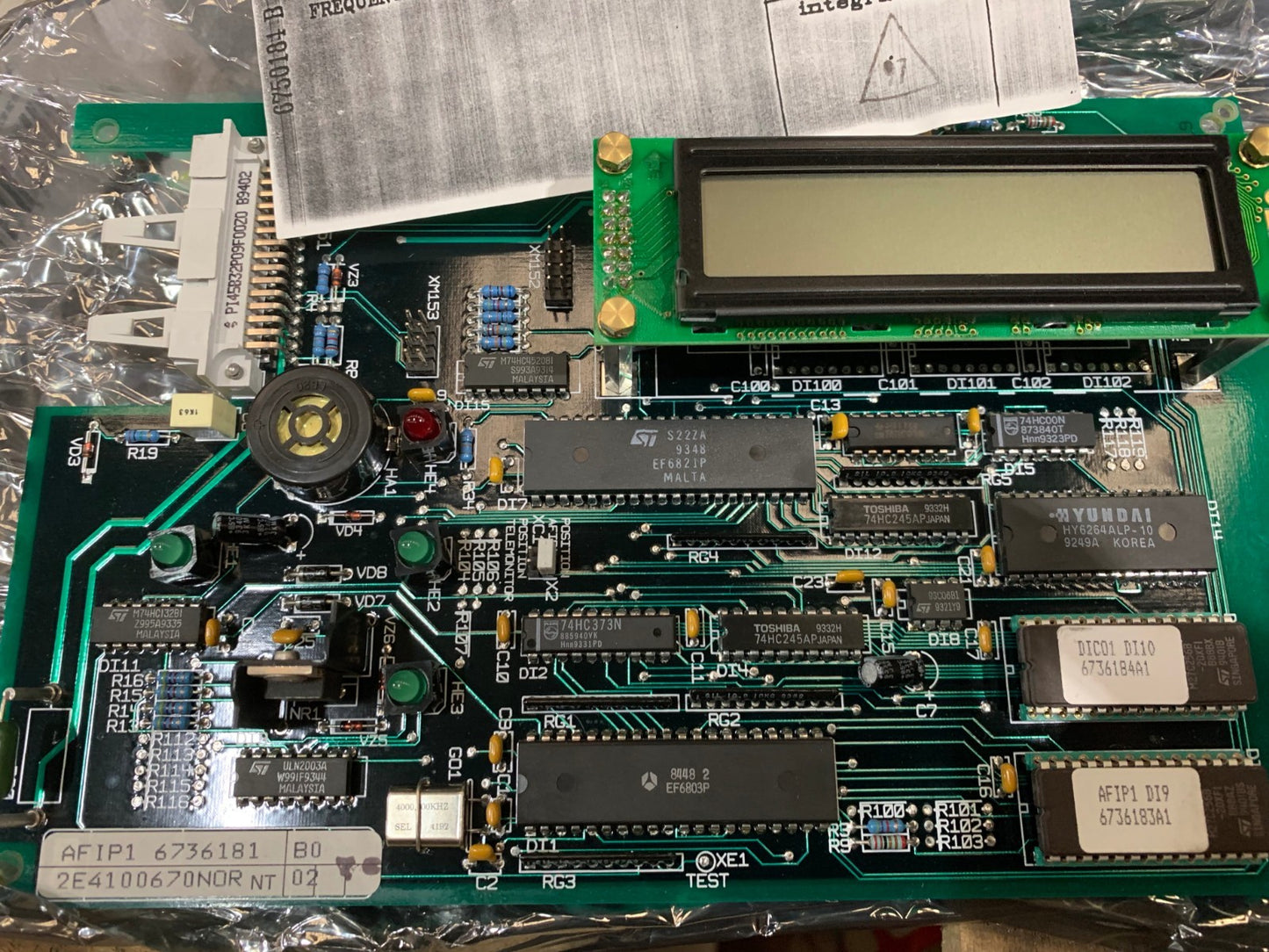 Merlin GERIN 6736181 B0 Circuit Board AFIP1 2E4100670nOR
