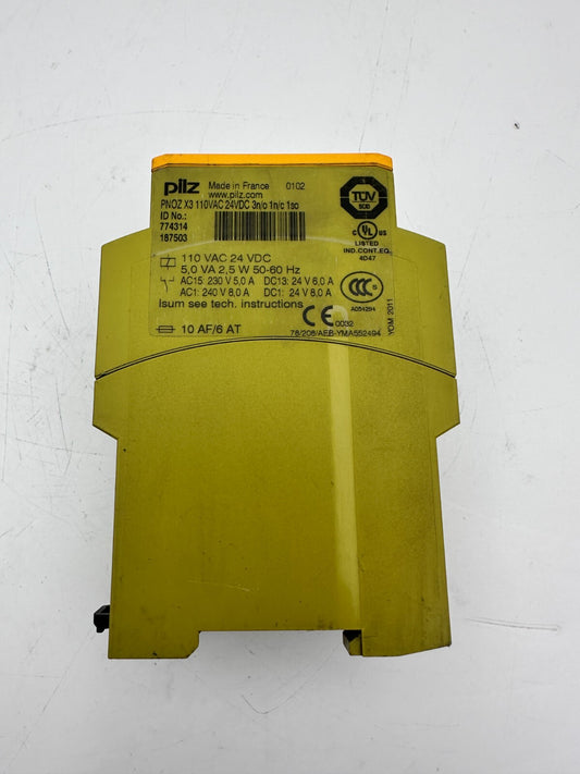 PILZ 774314 PNOZ X3 RELAIS DE SECURITE x1pc