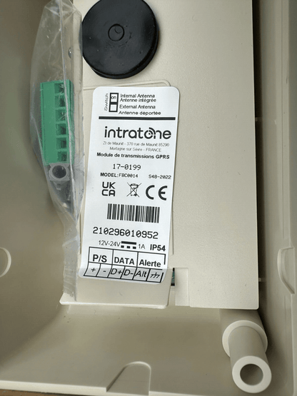 INTRATONE INTRABOX DATA ECO RECEPTEUR 07 - 0106 + MODULE GPRS FBC0014 - KLR Automation