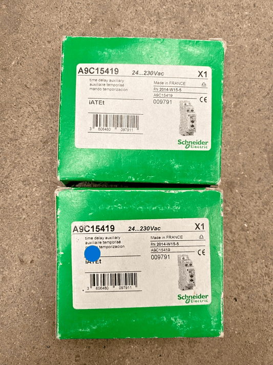 1pc x NEW SCHNEIDER ELECTRIC A9C15419 TIME DELAY AUXILIARY IATET - KLR Automation
