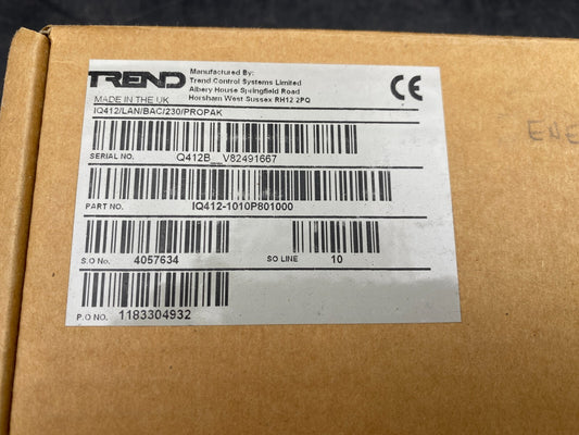 TREND IQ412/LAN/BAC/230/PROPAK CONTROLLER