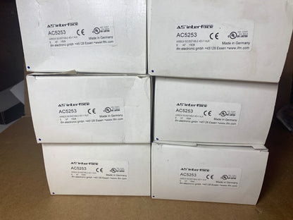 1 x Ifm Electronic AS-i AirBox AC5253 5/2 Bistable 4DI-Y AUX E AF 1508 Interface