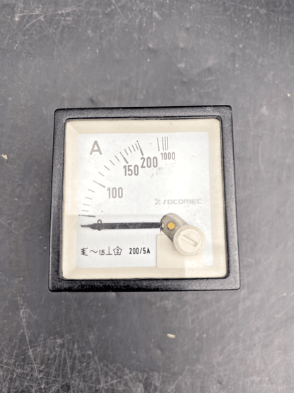 SOCOMEC AMPEREMETRE 200/5 A - KLR Automation