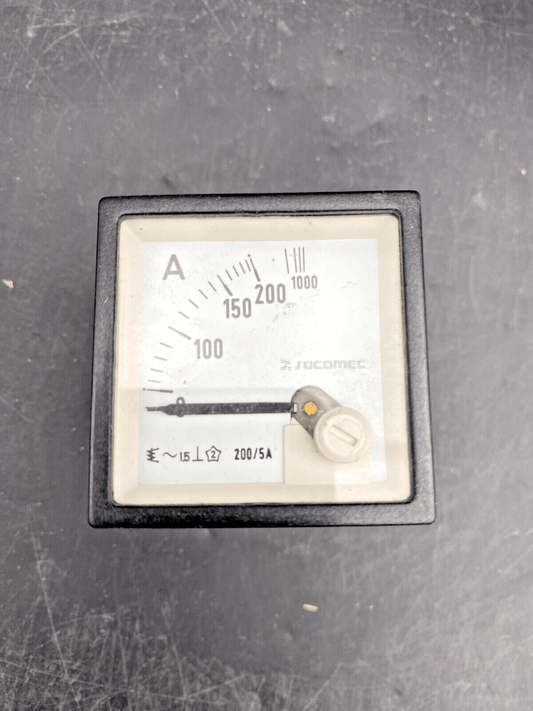 SOCOMEC AMPEREMETRE 200/5 A - KLR Automation
