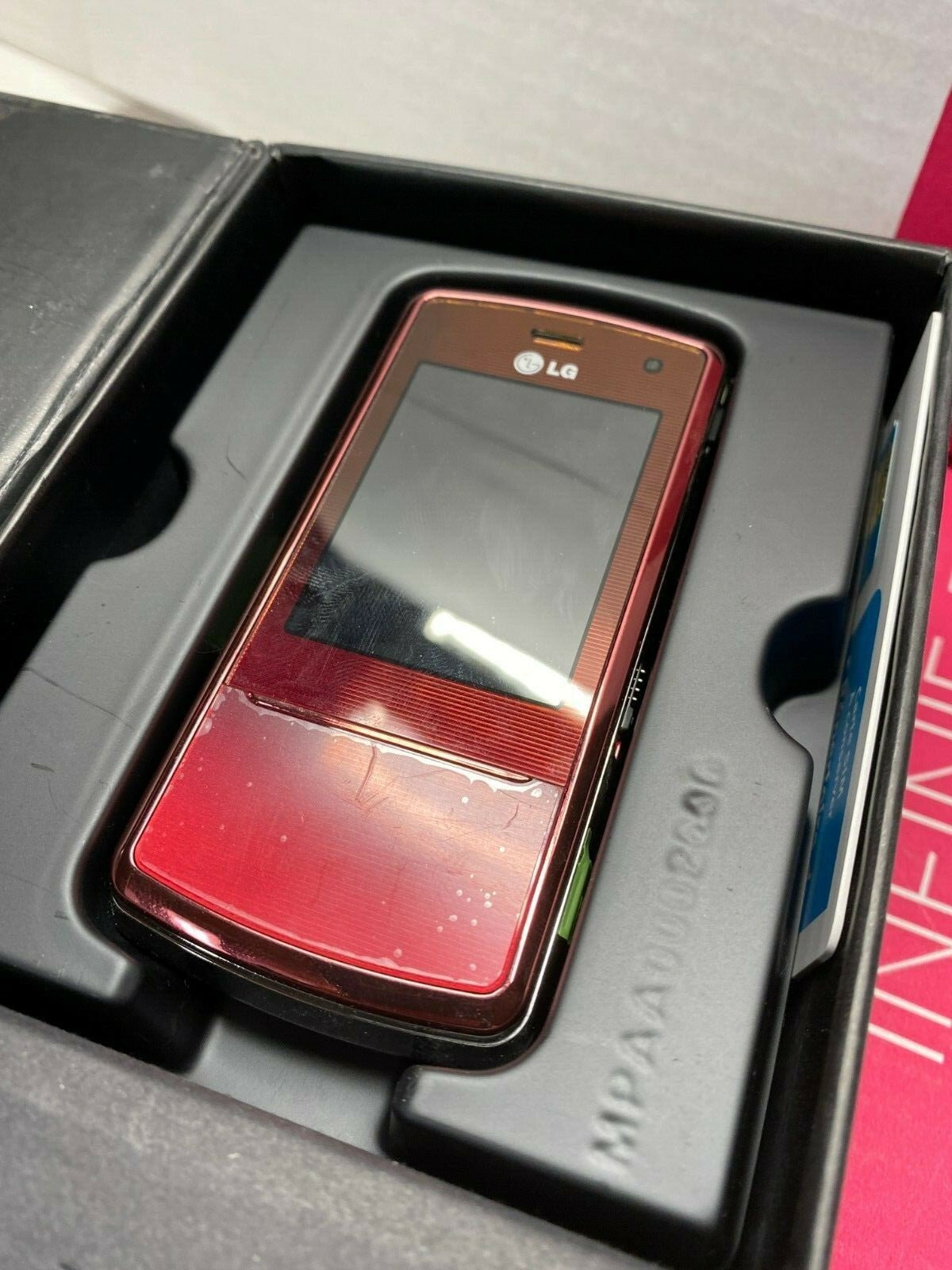 LG KF510 Red Mobile Phone Old Stock Rare collectors Mobile Phone Cell GSM - KLR Automation