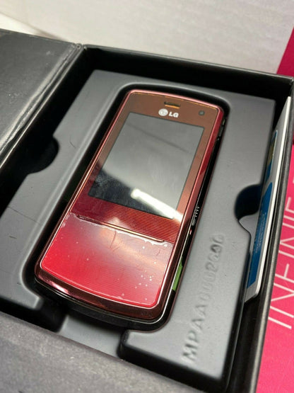 LG KF510 Red Mobile Phone Old Stock Rare collectors Mobile Phone Cell GSM - KLR Automation