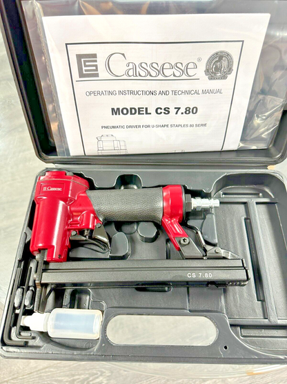 CASSESE CS780  Pneumatic Driver U-Shape Staplers 80 CS 7.80 Agrafage toiles