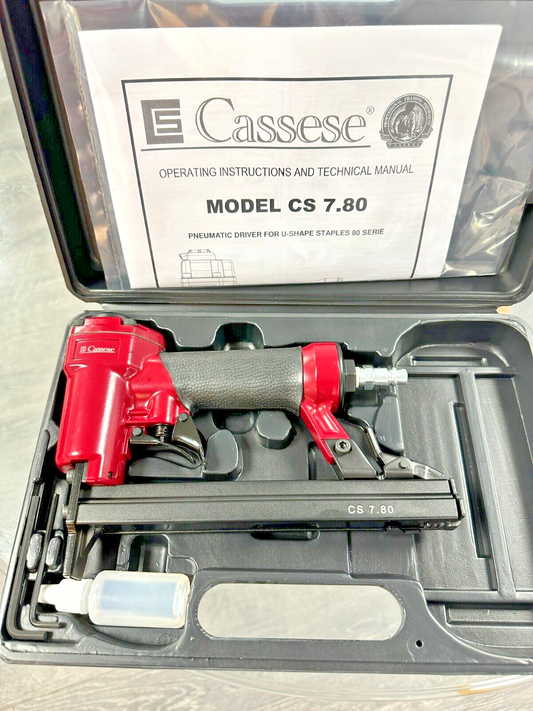 CASSESE CS780  Pneumatic Driver U-Shape Staplers 80 CS 7.80 Agrafage toiles