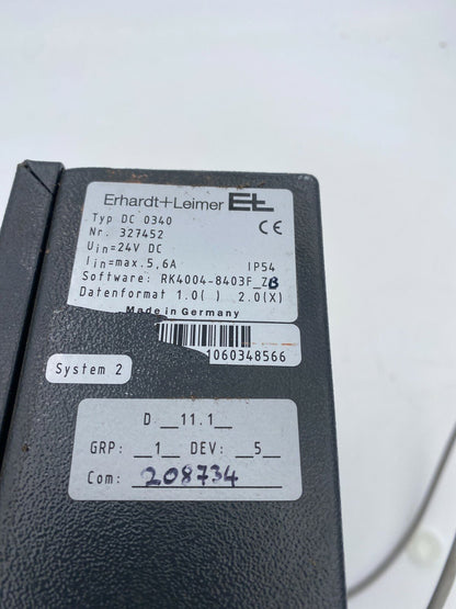 Erhardt+Leimer DC0340 Position Controller - KLR Automation
