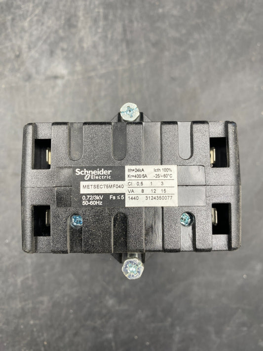 SCHNEIDER ELECTRIC METSECT5MF040 0.72/3kV 50 - 60Hz TRANSFORMATEUR DE COURANT - KLR Automation