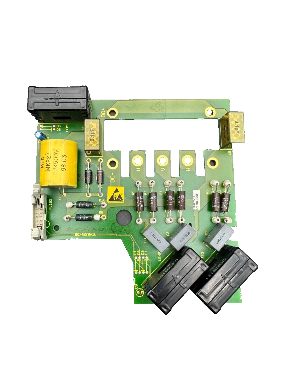 CEGELEC ALSTOM GENERAL ELECTRIC 20X4278/10 PC BOARD