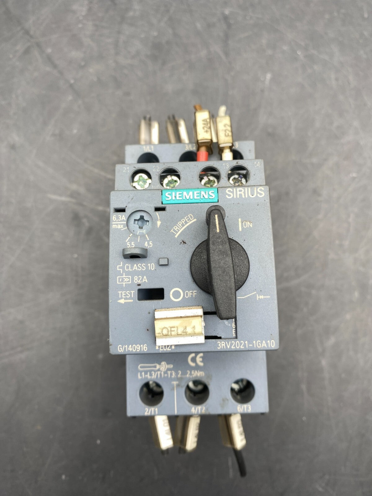 SIEMENS 3RV2021-1GA10 MOTOR BREAKER