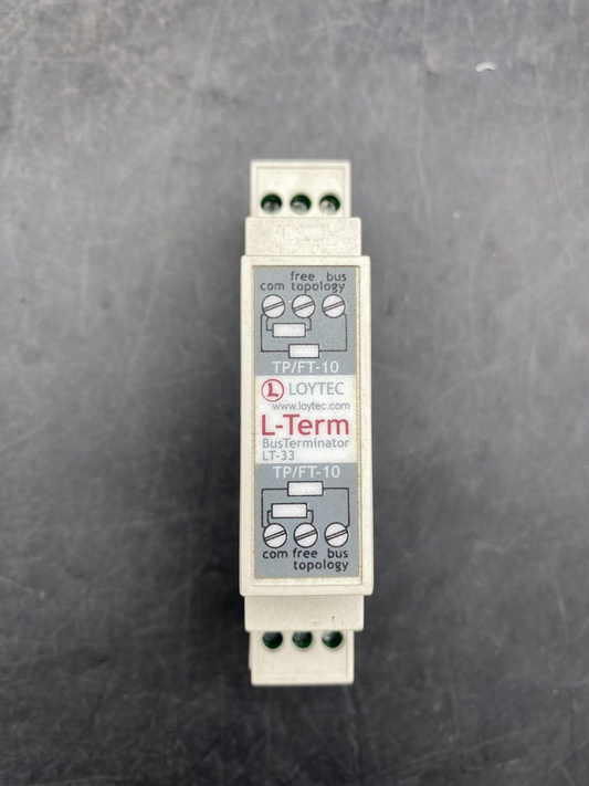 LOT DE 10 LOYTEC L-TERM BUS TERMINATOR LT-33 TP/FT-10