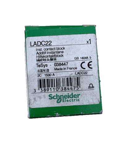 SCHNEIDER ELECTRIC LADC22 CONTACT BLOK x1 - KLR Automation